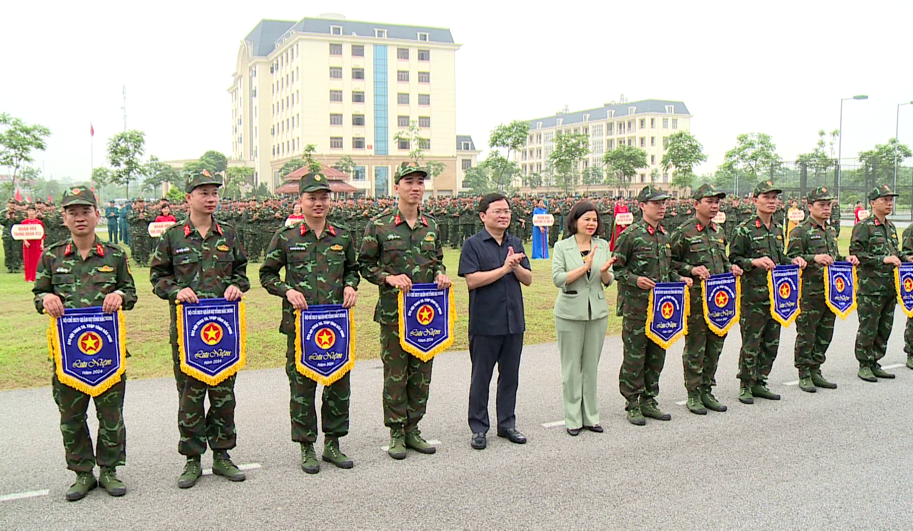 Khai mạc Hội thao Thể dục, thể thao quốc phòng lực lượng vũ trang tỉnh Bắc Ninh năm 2024