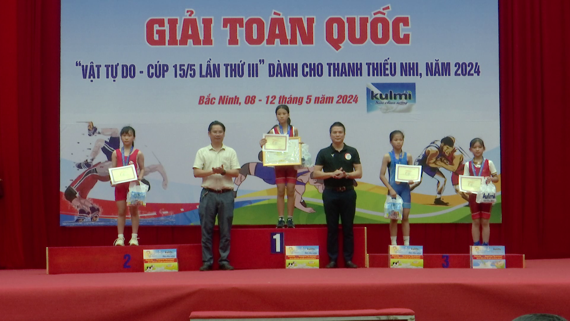 Bế mạc giải toàn quốc “Vật tự do - cúp 15/5 lần thứ III”  dành cho thanh thiếu nhi, năm 2024