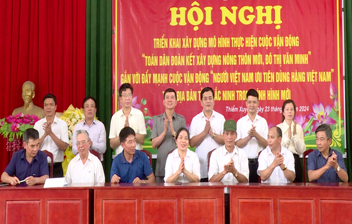 Triển khai mô hình điểm toàn dân đoàn kết xây dựng nông thôn mới, đô thị văn minh