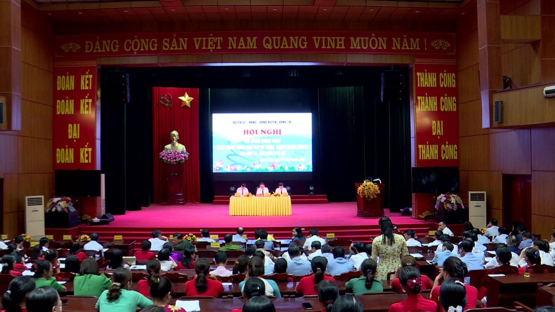 Lương Tài đối thoại chính sách giữa người đứng đầu cấp ủy Đảng, chính quyền với cán bộ hội viên phụ nữ