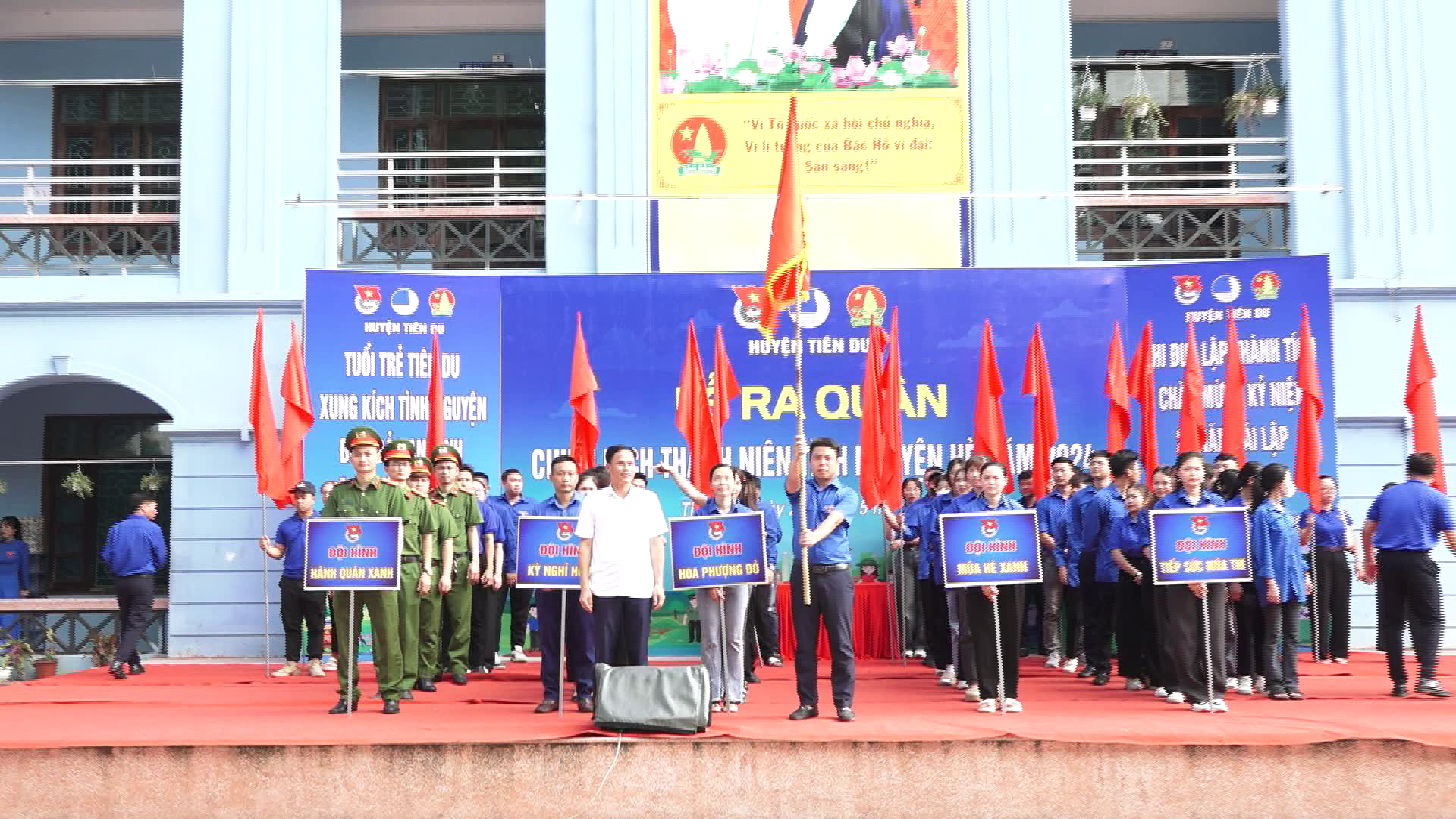 Tiên Du ra quân Chiến dịch Thanh niên tình nguyện hè 2024