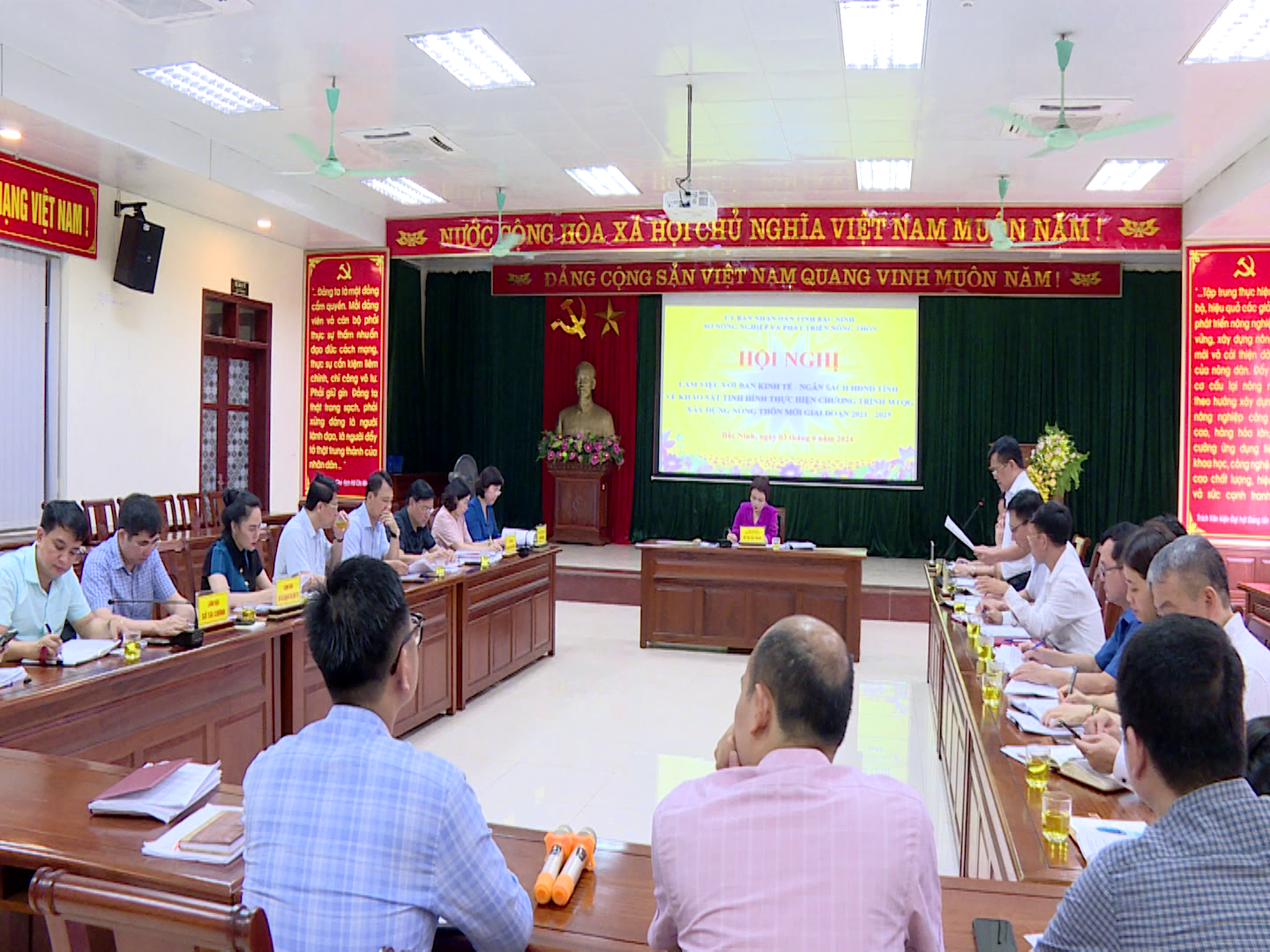 Ban Kinh tế - Ngân sách HĐND tỉnh khảo sát tình hình thực hiện chương trình xây dựng nông thôn mới giai đoạn 2021 – 2025