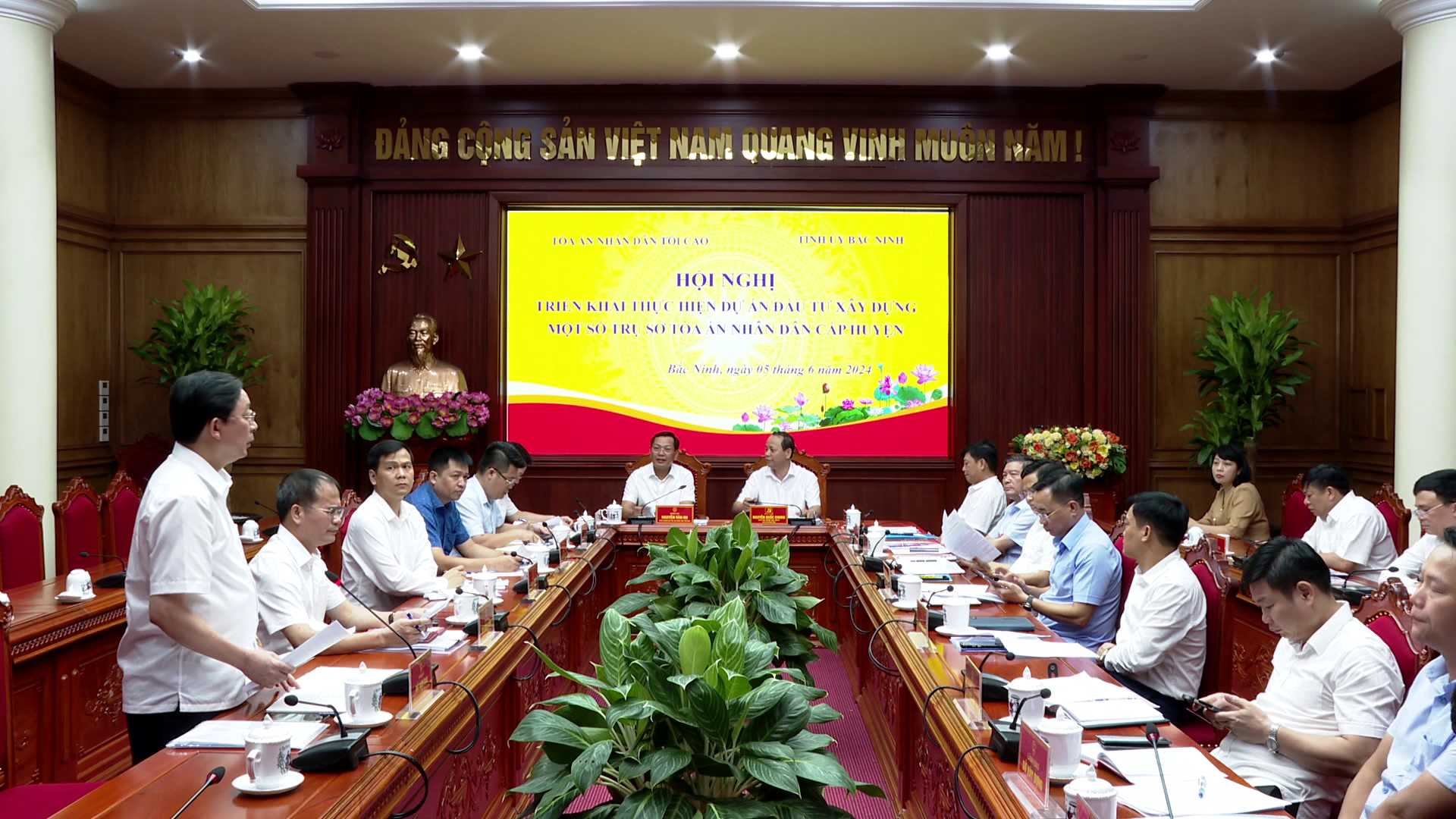 ​Toà án nhân dân Tối cao làm việc với tỉnh Bắc Ninh