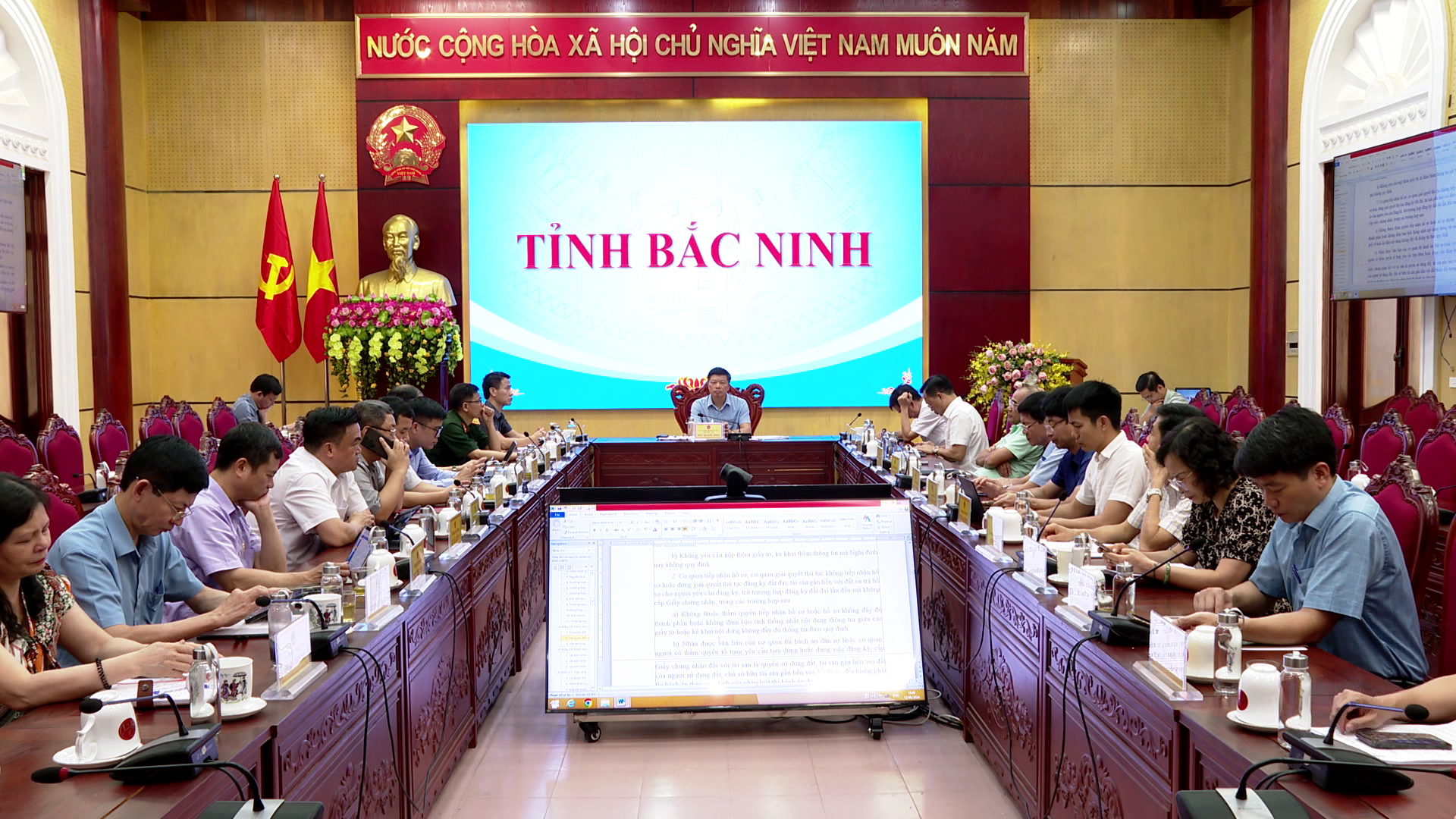 Hội nghị trực tuyến về góp ý kiến Nghị định, quy định về đất đai