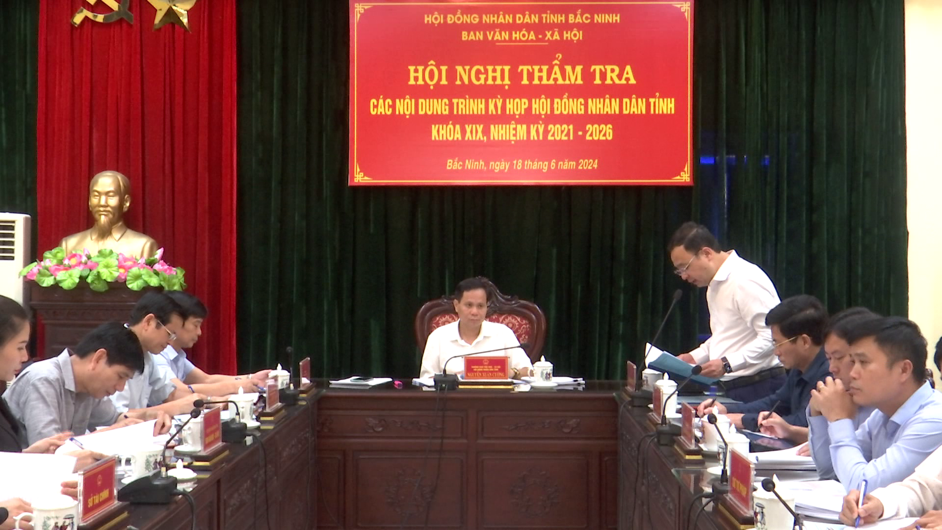 Ban Văn hoá – xã hội thẩm tra các nội dung trình kỳ họp thứ 17 HĐND tỉnh khoá XIX
