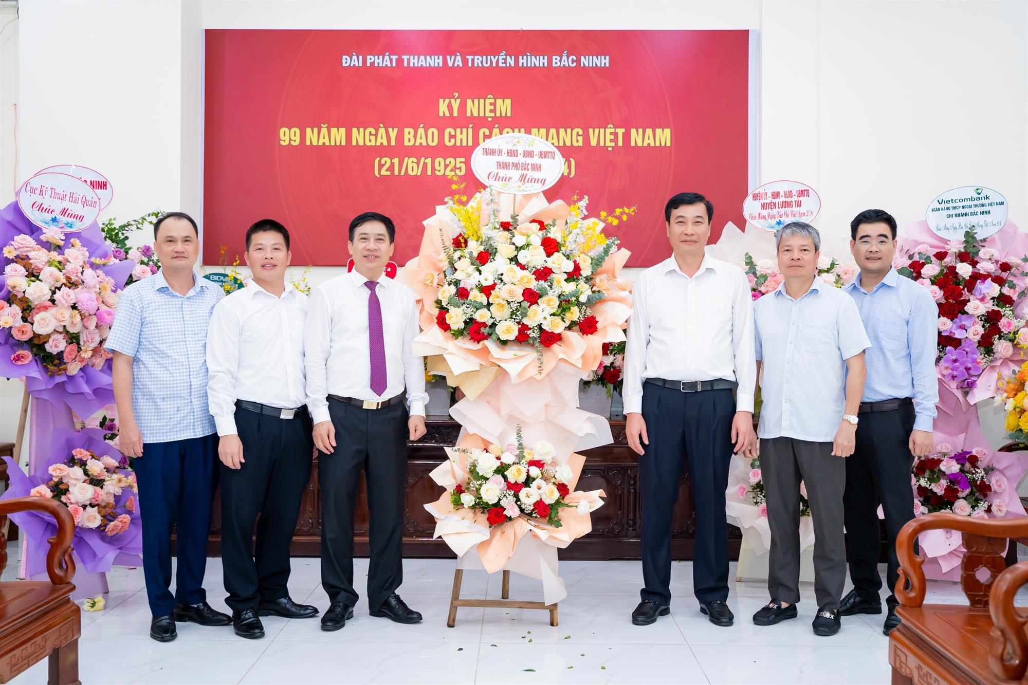Ngày Báo chí Cách mạng Việt Nam 2024: Các cơ quan, đơn vị chúc mừng Đài Phát thanh - Truyền Hình Bắc Ninh
