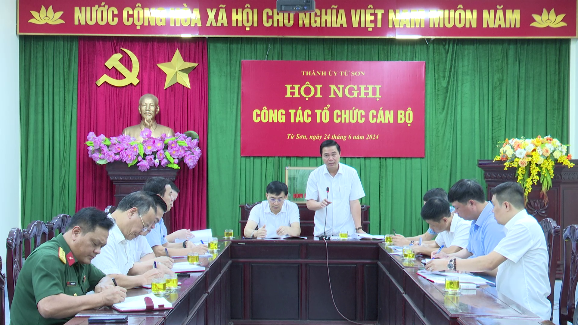 Từ Sơn kiện toàn bổ sung chức danh Phó Bí thư Thành ủy, nhiệm kỳ 2020 - 2025