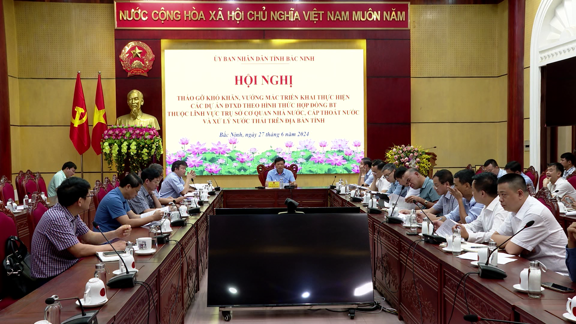 Tháo gỡ khó khăn trong triển khai các dự án BT thuộc lĩnh vực trụ sở cơ quan Nhà nước, cấp thoát nước và xử lý nước thải