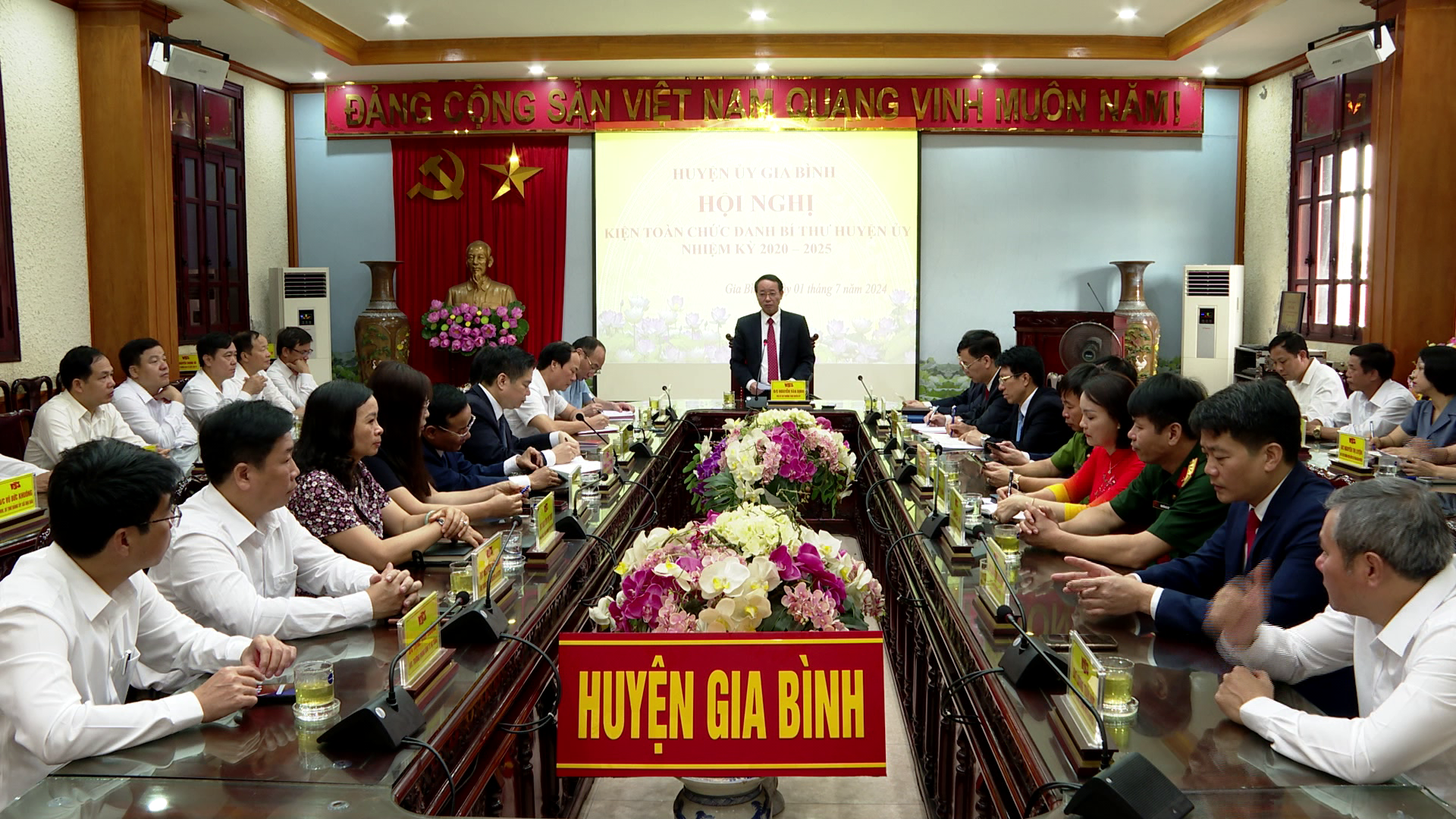 Kiện toàn chức danh Bí thư Huyện ủy Gia Bình