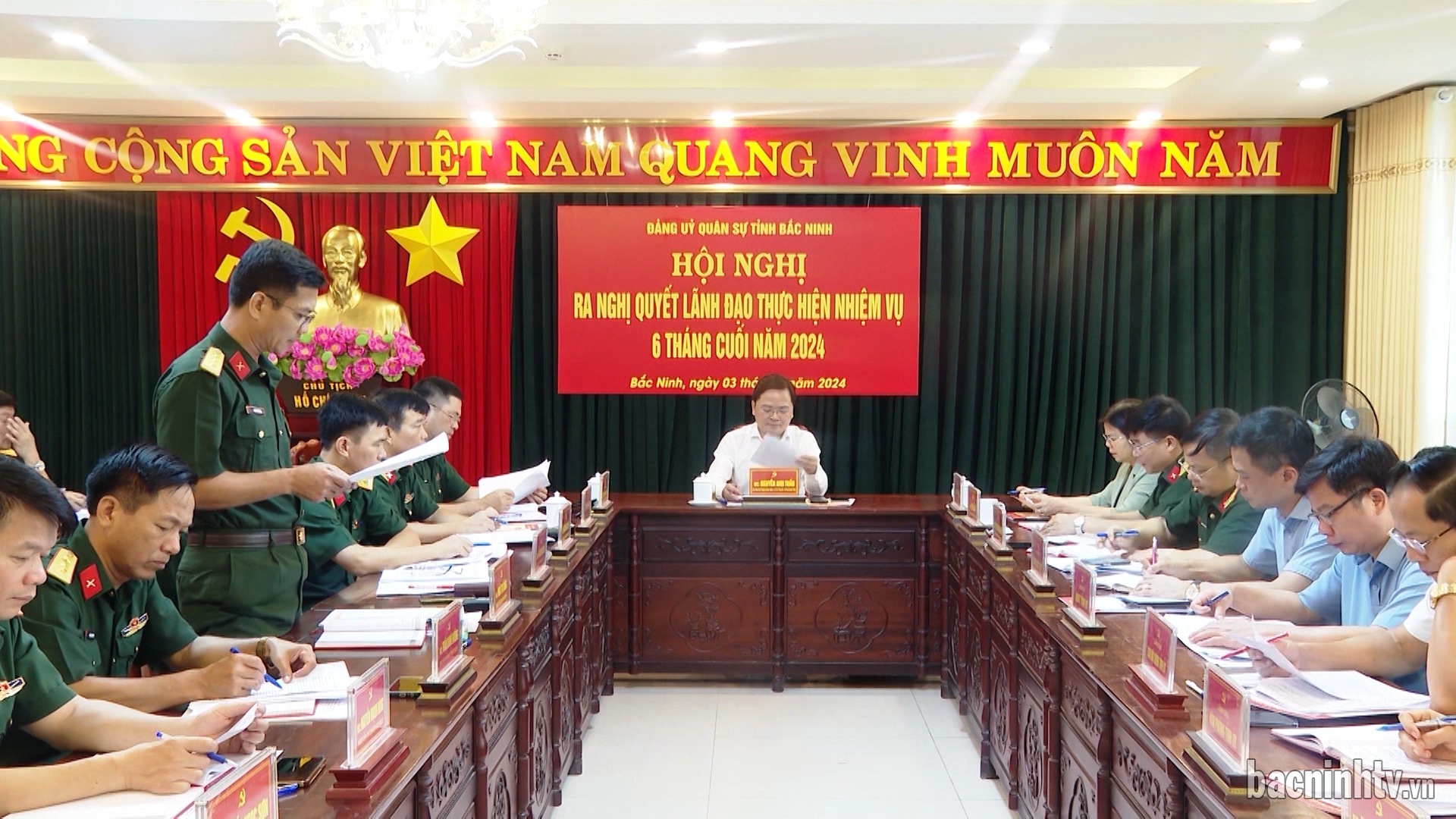 Đảng ủy Quân sự tỉnh ra Nghị quyết lãnh đạo 6 tháng cuối năm 2024