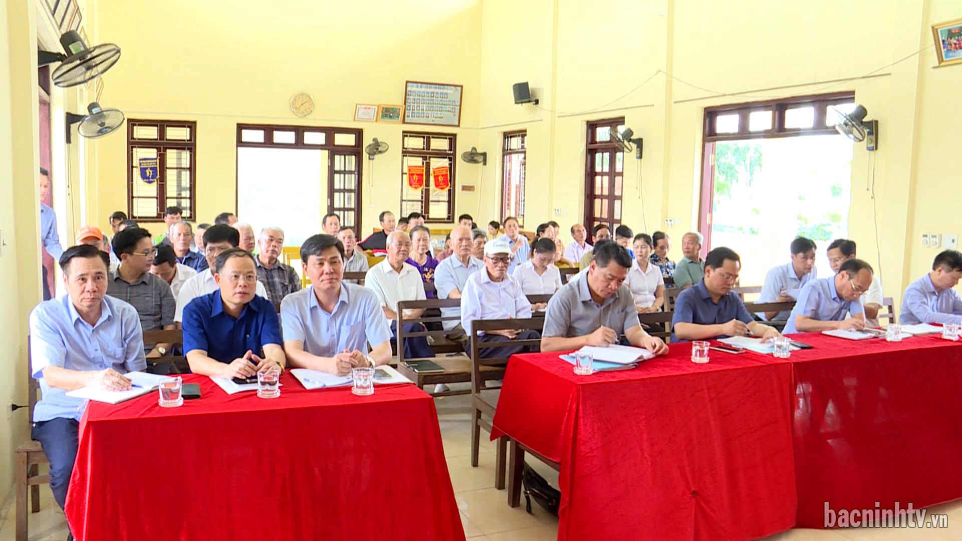  Bí thư Tỉnh ủy dự sinh hoạt Chi bộ tại thôn Đạm Trai, huyện Lương Tài