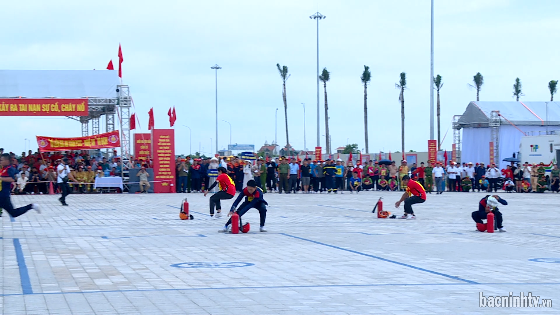 Bắc Ninh đạt giải Nhì Hội thi Nghiệp vụ chữa cháy và cứu nạn, cứu hộ  toàn quốc 2024