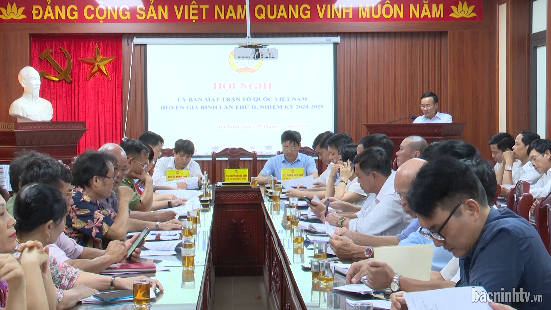 Ủy ban MTTQ huyện Gia Bình tổ chức Hội nghị lần thứ 2 khóa XX           