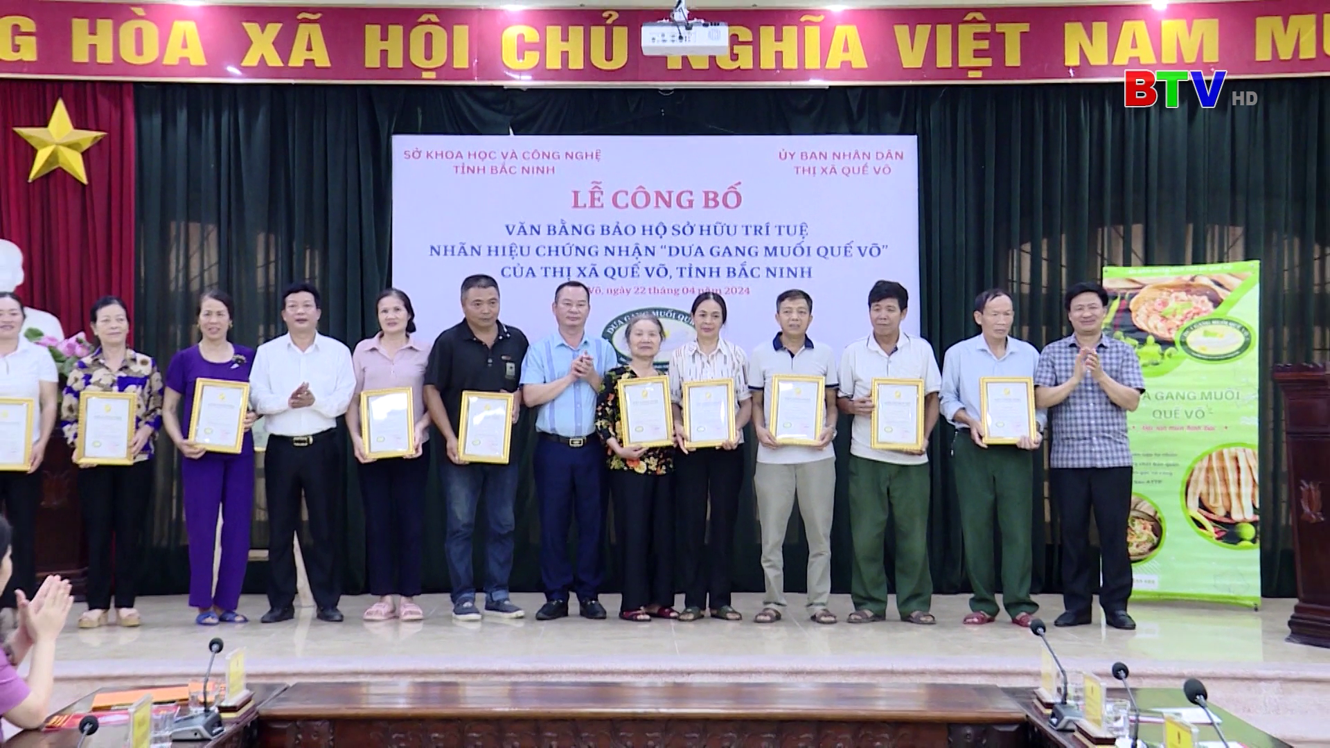 Quế Võ khai thác hiệu quả giá trị thương hiệu đối với nông sản đặc trưng