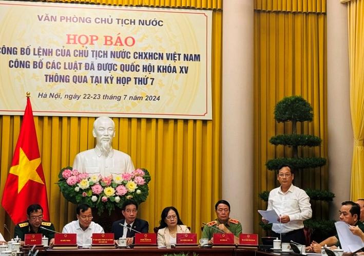 Công bố Lệnh của Chủ tịch nước đối với 6 luật vừa được Quốc hội thông qua