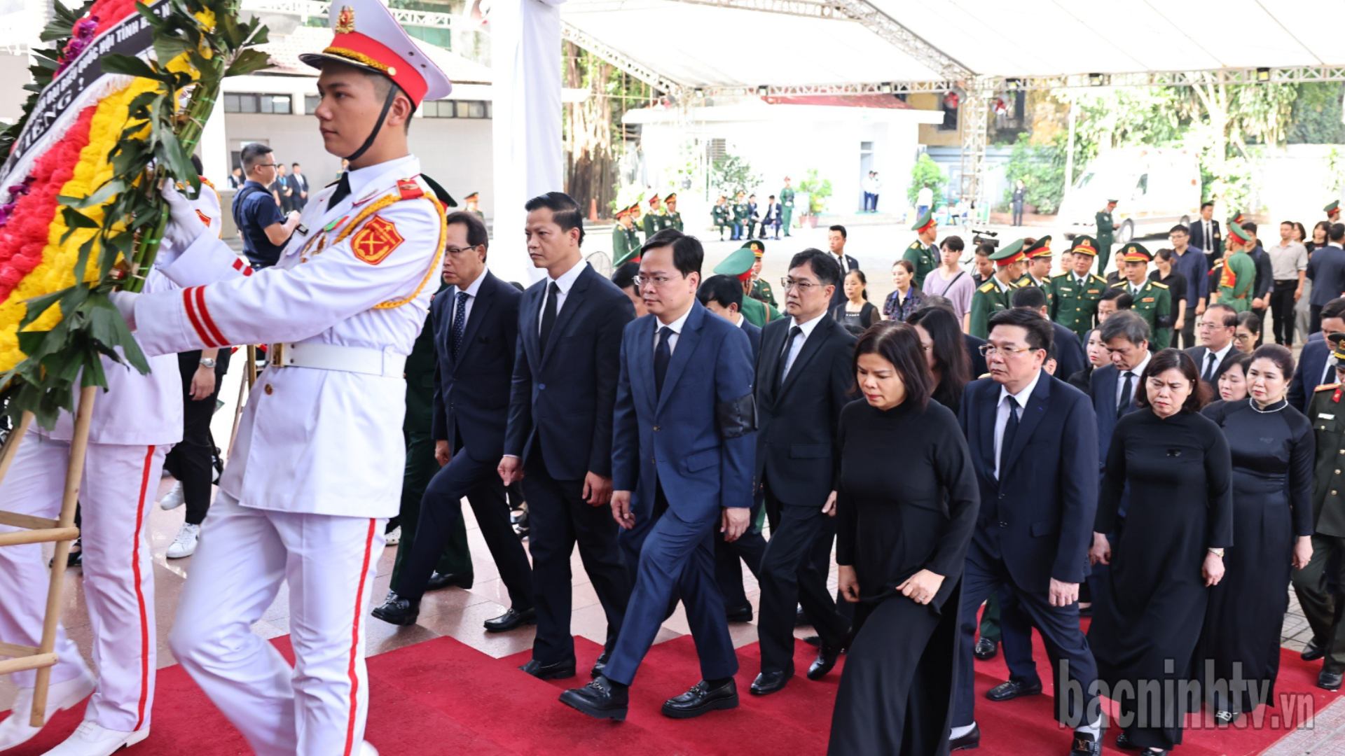 Lãnh đạo tỉnh Bắc Ninh viếng Tổng Bí thư Nguyễn Phú Trọng