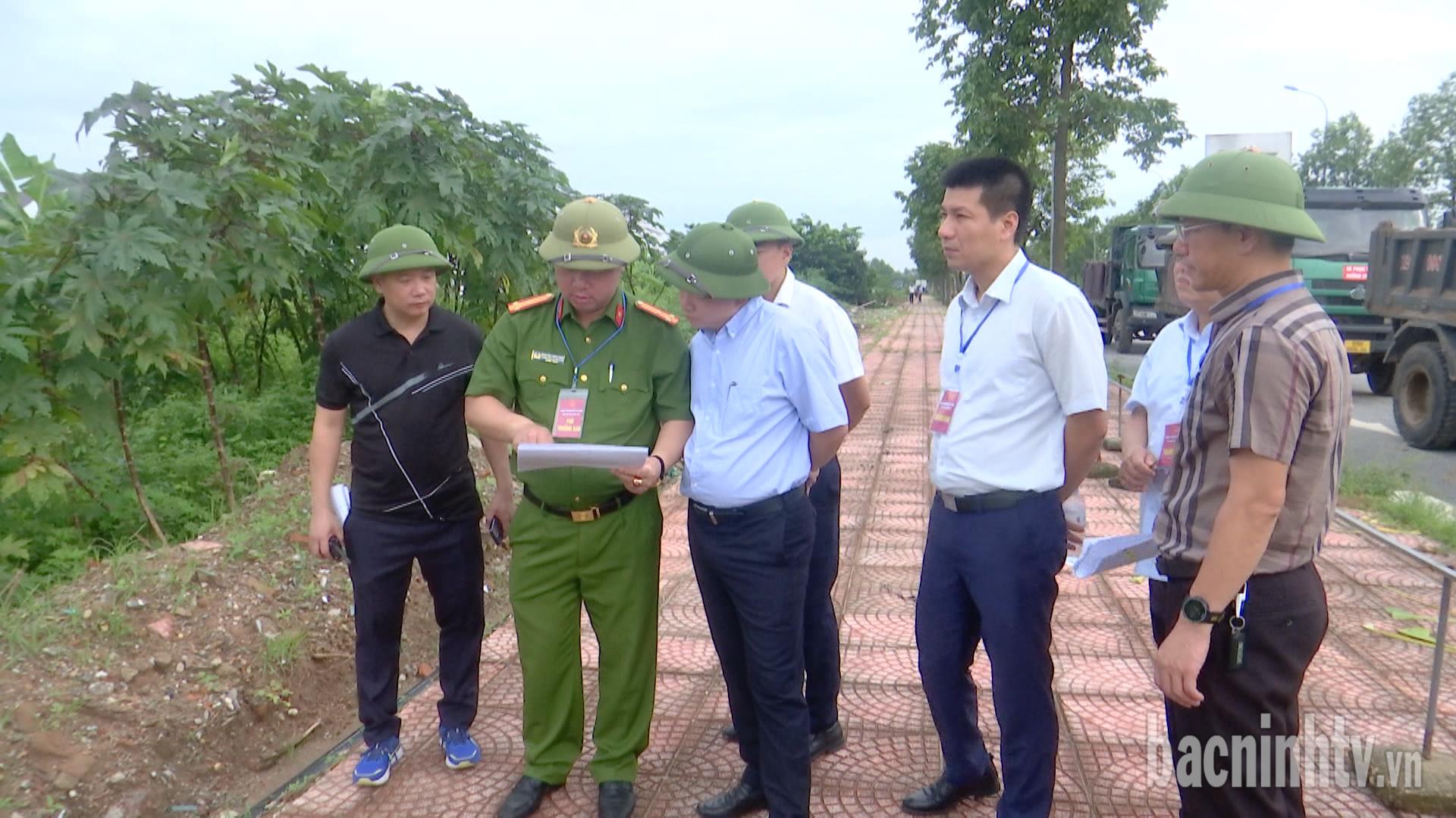 Từ Sơn cưỡng chế thu hồi đất dự án khu Trung tâm Văn hóa - Thể thao thành phố