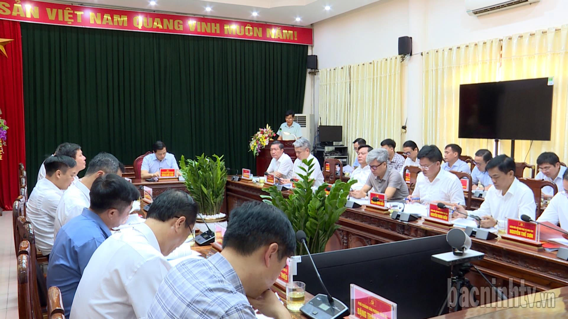 Chủ tịch UBND tỉnh làm việc với huyện Lương Tài và kiểm tra công tác chuẩn bị khởi công cầu Kênh Vàng