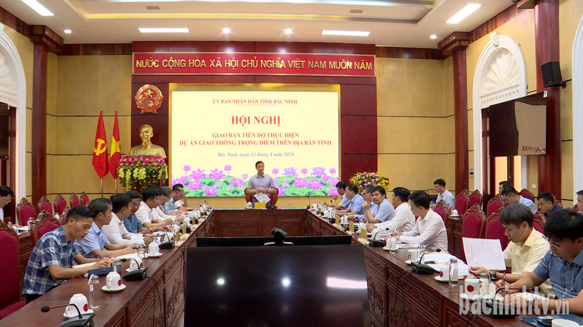  Giao ban đánh giá tiến độ các dự án giao thông trọng điểm