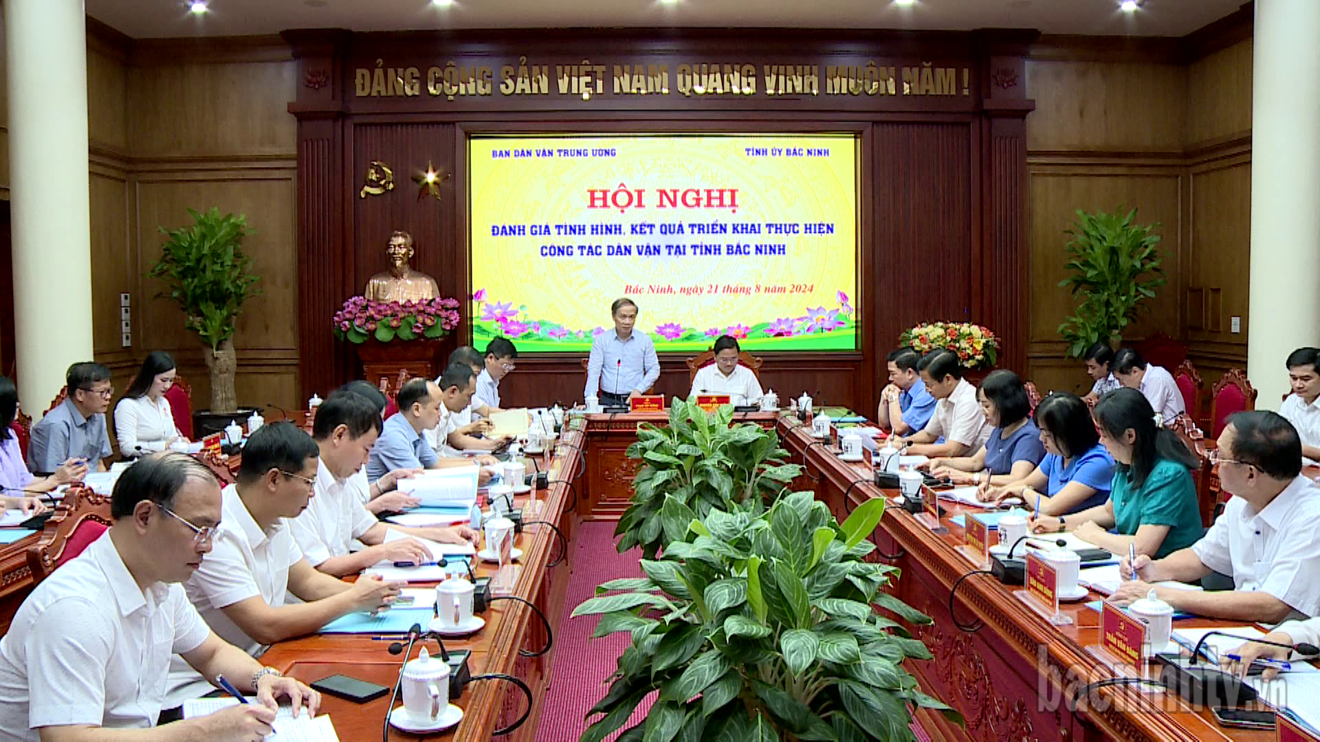Ban Dân vận Trung ương làm việc tại tỉnh Bắc Ninh