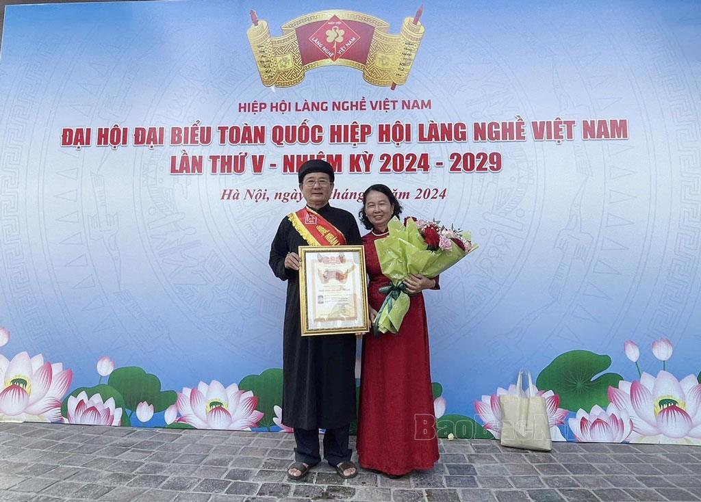 Bắc Ninh có 5 cá nhân được phong tặng danh hiệu Nghệ nhân Làng nghề 