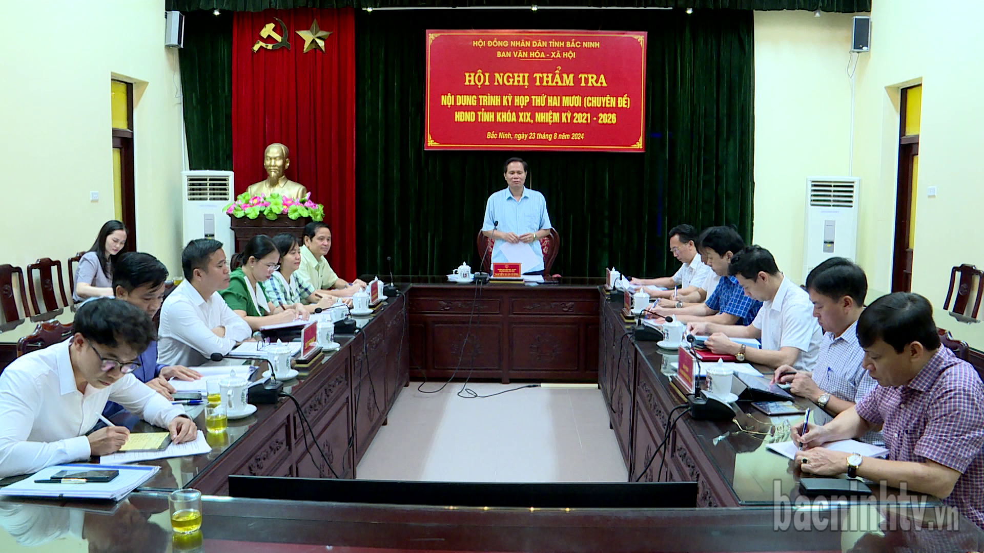 Ban Văn hóa – Xã hội thẩm tra Tờ trình, dự thảo Nghị quyết đặt tên đường, tên phố trên địa bàn huyện Yên Phong