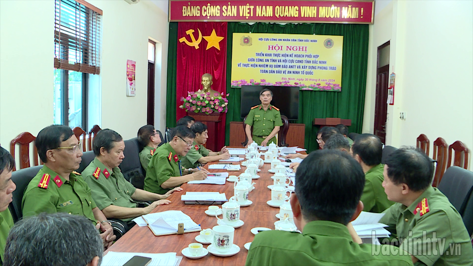 Hội cựu CAND Bắc Ninh triển khai nhiệm vụ đảm bảo an ninh trật tự