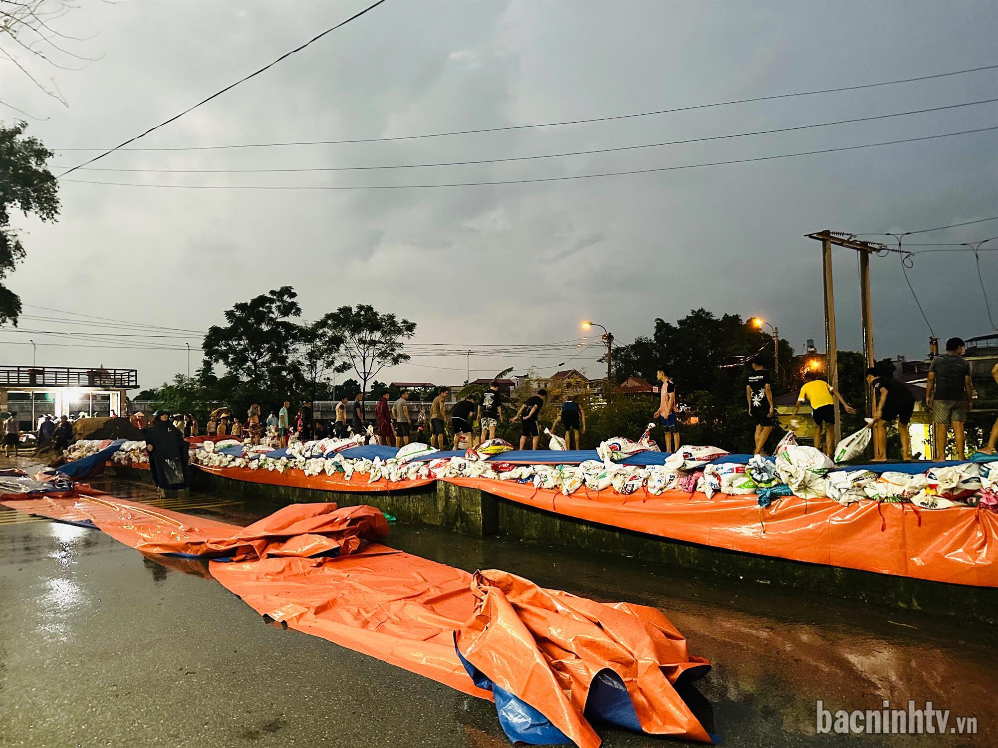 Bắc Ninh: Các sự cố đê đã được phát hiện kịp thời, xử lý ngay từ giờ đầu