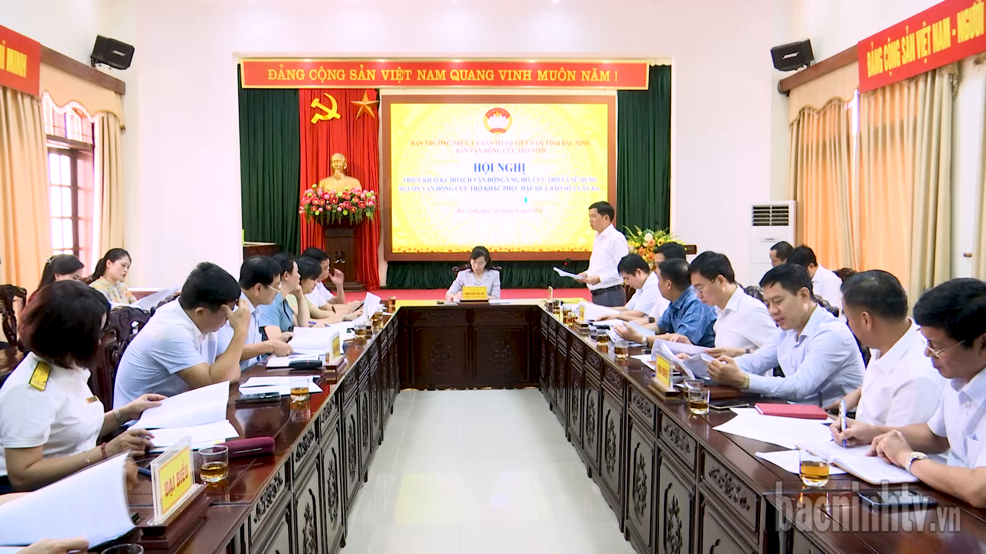 Triển khai kế hoạch vận động ủng hộ, cứu trợ và sử dụng nguồn vận động cứu trợ khắc phục hậu quả bão số 3