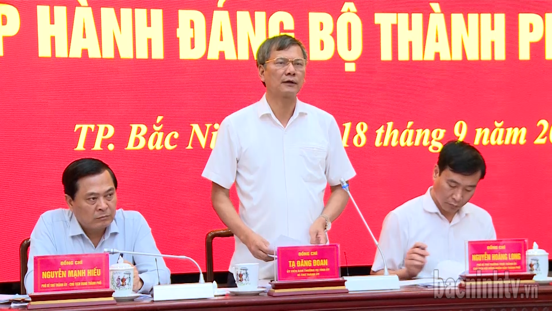 Hội nghị Ban Chấp hành Đảng bộ thành phố Bắc Ninh