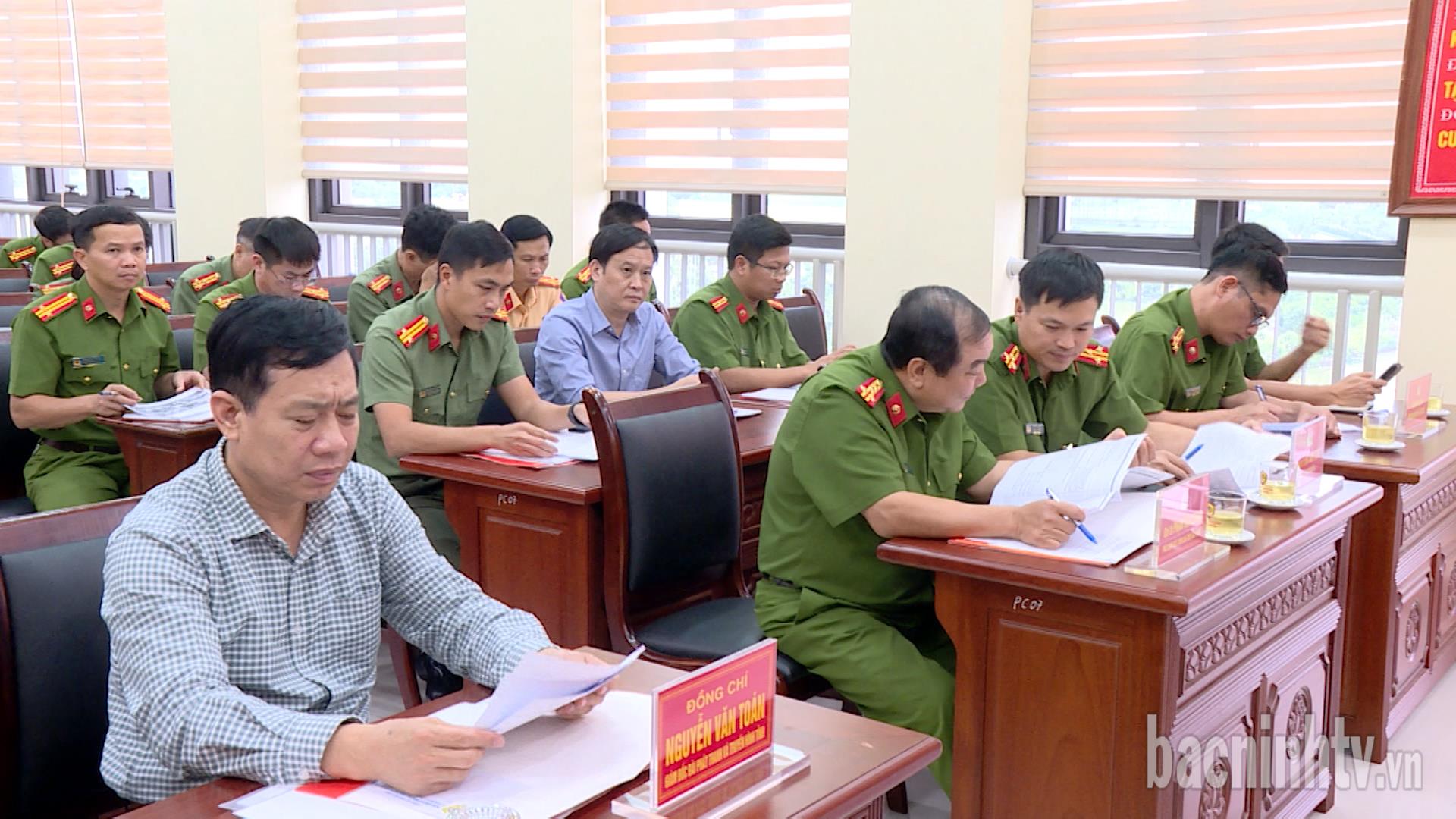 Hội nghị các tiểu ban diễn tập phương án chữa cháy và cứu nạn cứu hộ tại Công ty TNHH Samsung Electronics Việt Nam