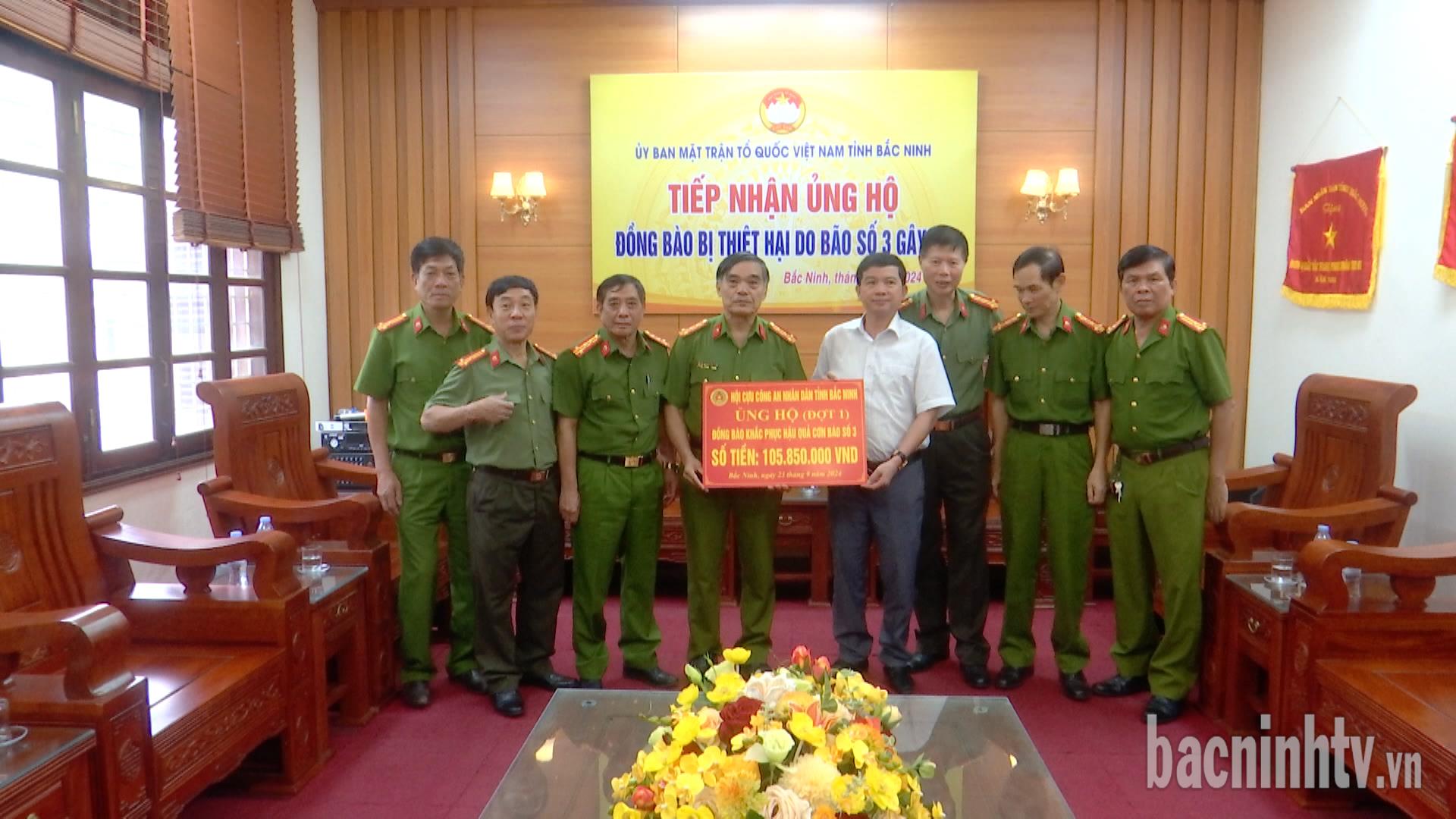 Bắc Ninh tiếp nhận ủng hộ đồng bào bị thiệt hại do bão số 3