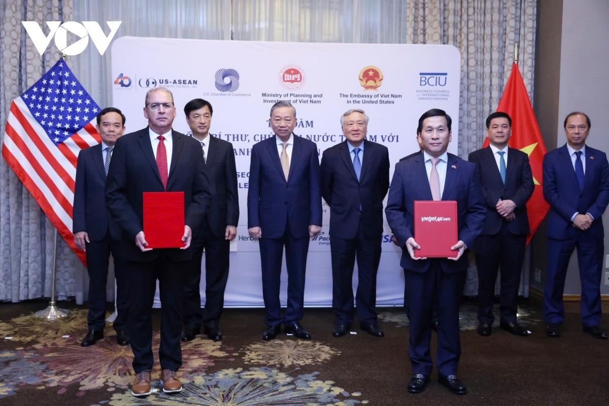 Tổng Bí thư, Chủ tịch nước Tô Lâm dự tọa đàm với các doanh nghiệp hàng đầu Hoa Kỳ
