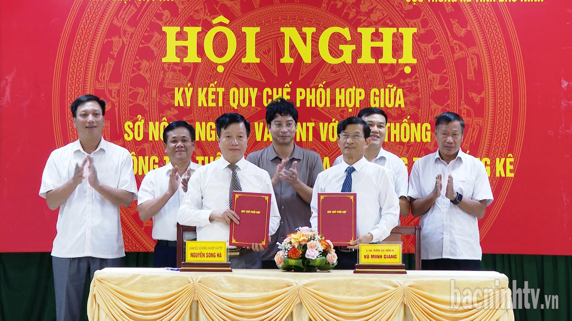 Ký kết Quy chế phối hợp và chia sẻ thông tin Thống kê