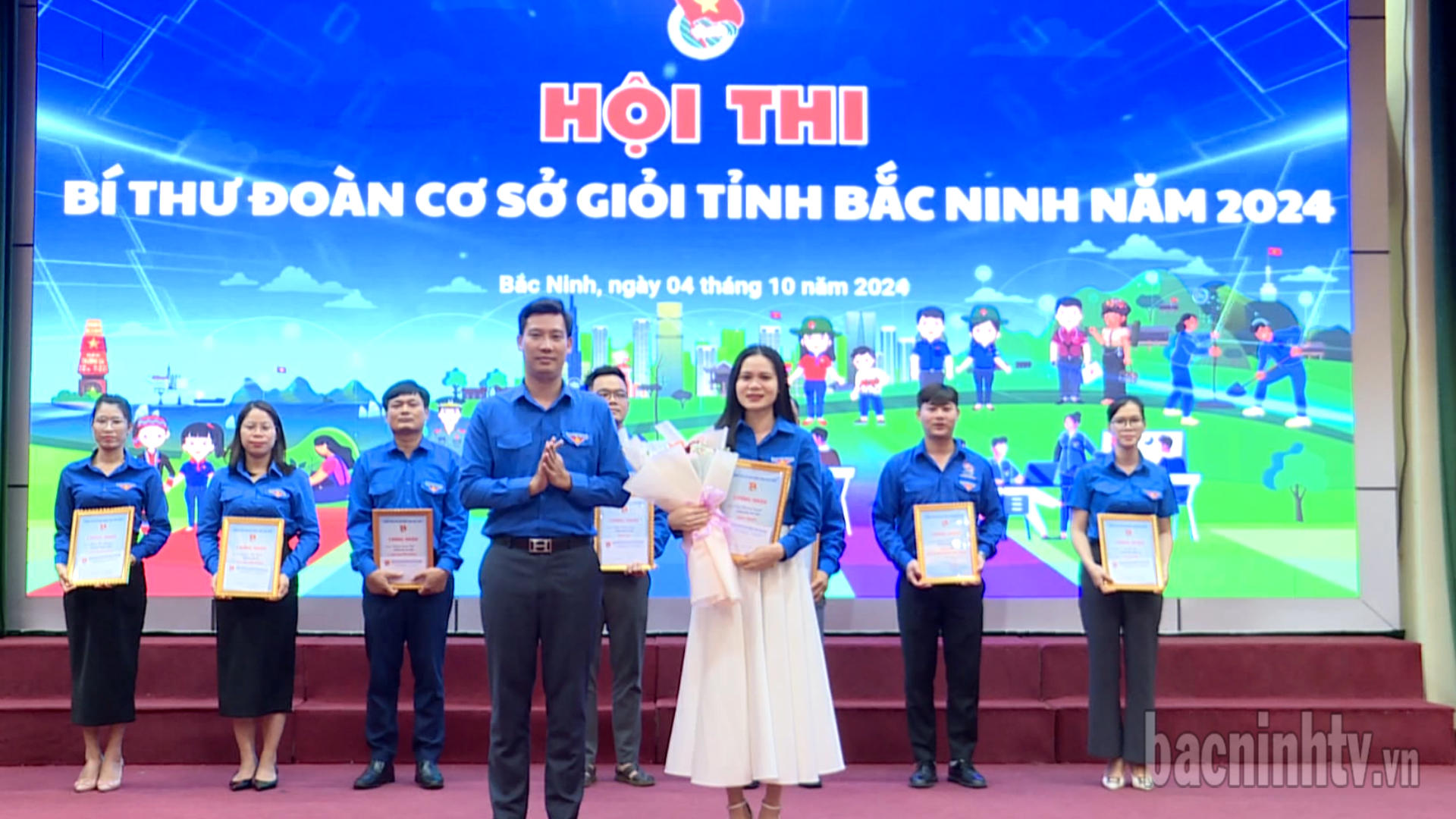 Bế mạc Trại huấn luyện cán bộ Đoàn, Hội chuyên trách tỉnh Bắc Ninh năm 2024