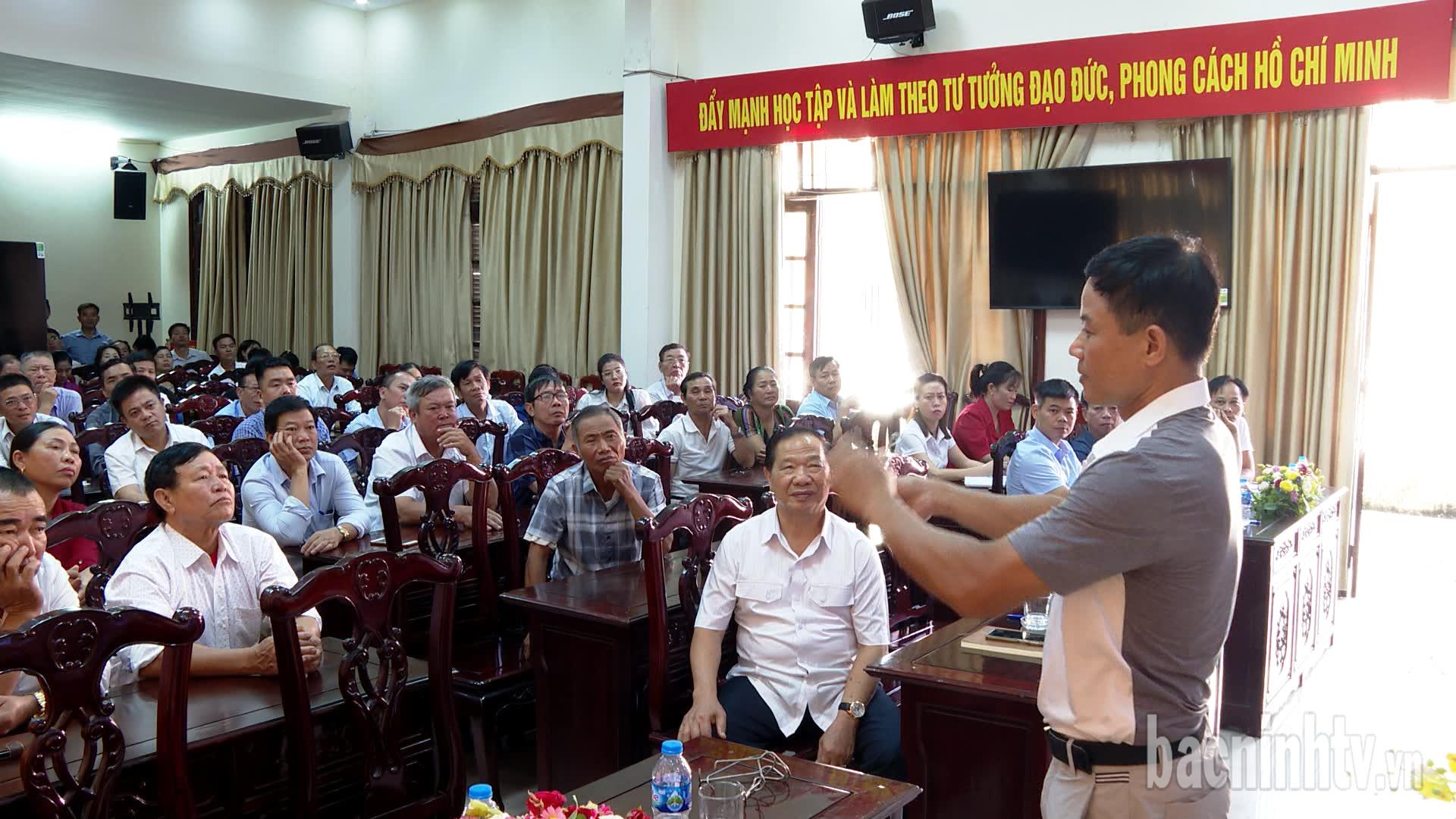 Tập huấn các biện pháp khắc phục hậu quả nông nghiệp sau bão          