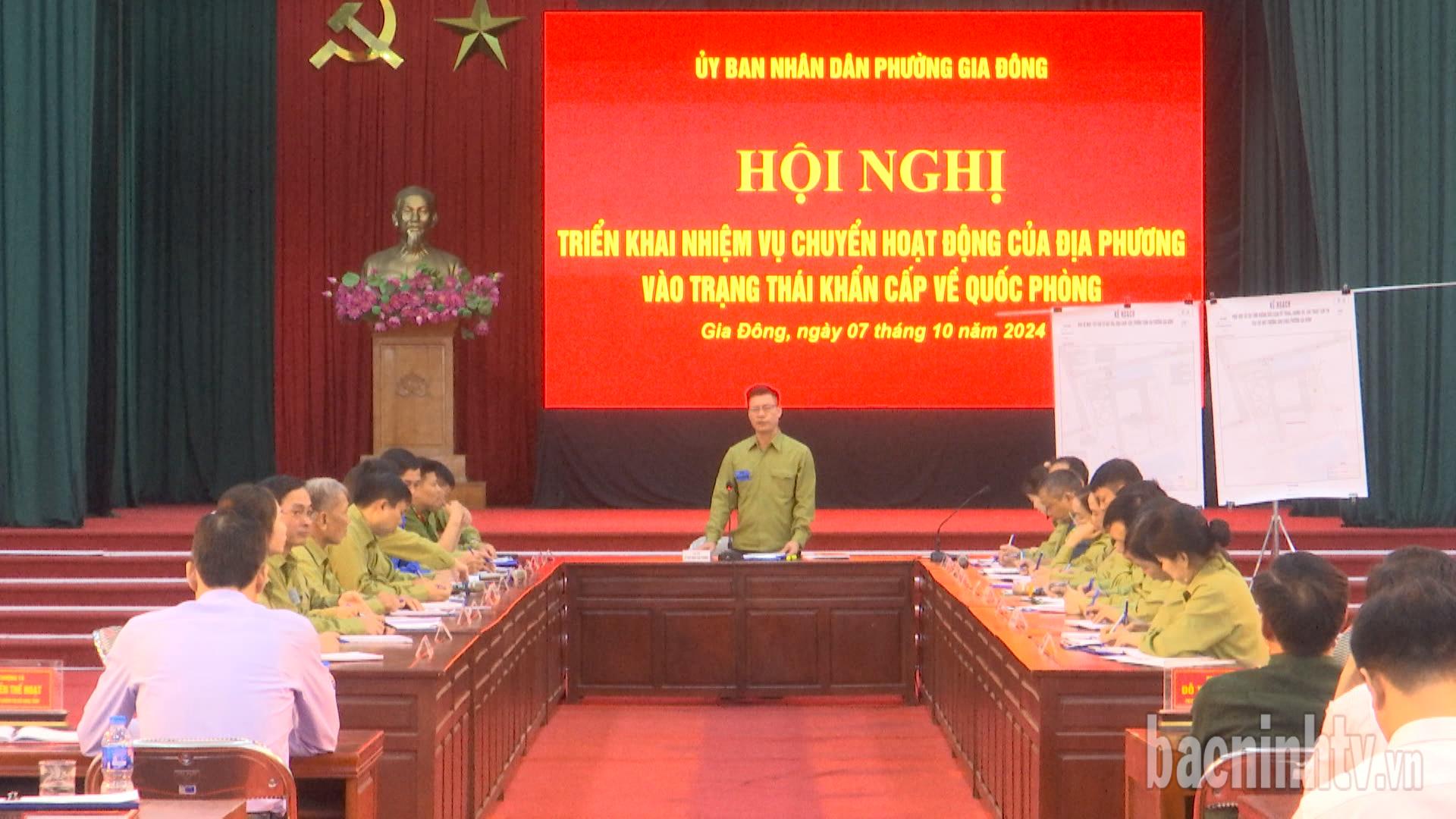 Thuận Thành khai mạc diễn tập chiến đấu phòng thủ cấp xã năm 2024