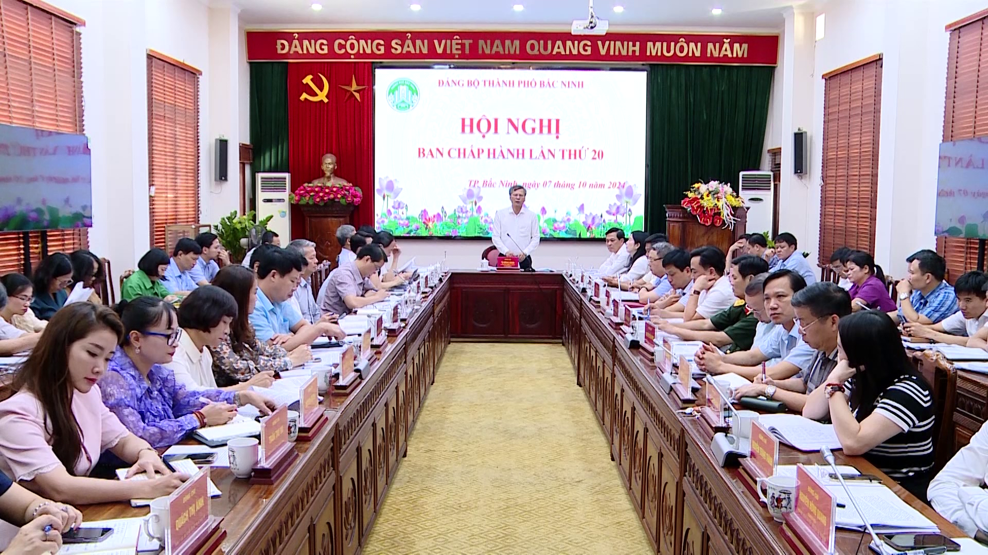 Hội nghị Ban Chấp hành Đảng bộ thành phố Bắc Ninh lần thứ 20