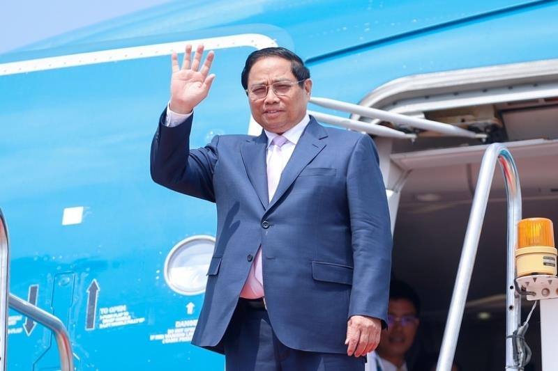 Thủ tướng Phạm Minh Chính bắt đầu chuyến công tác tham dự Hội nghị Cấp cao ASEAN