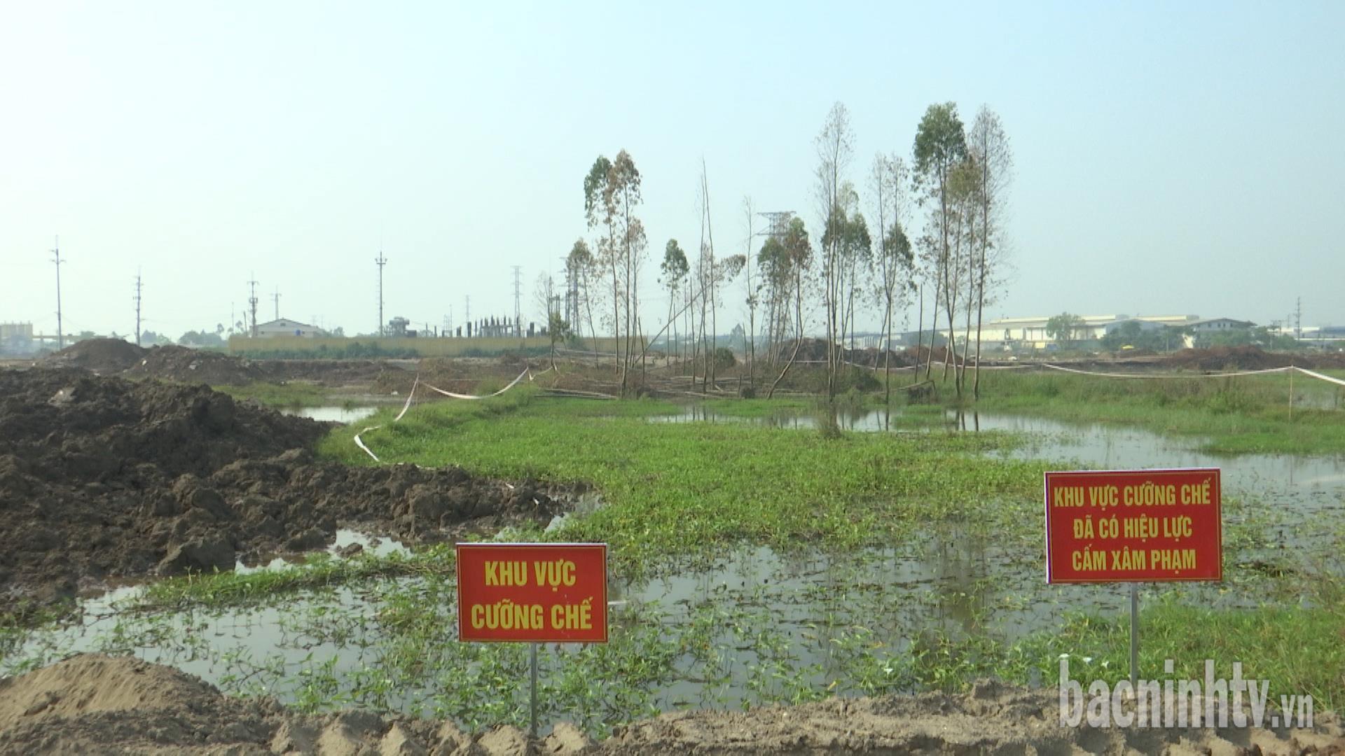 Cưỡng chế giải phóng mặt bằng khu công nghiệp Thuận Thành 3 phân khu b