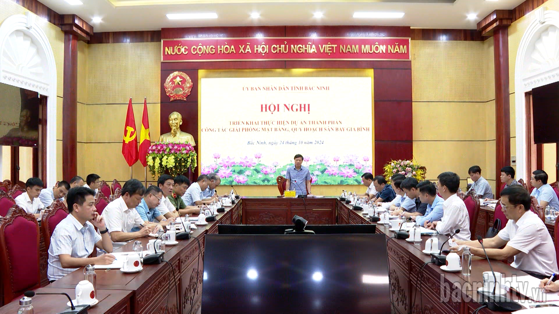 Đôn đốc dự án thành phần công tác giải phóng mặt bằng dự án sân bay Gia Bình