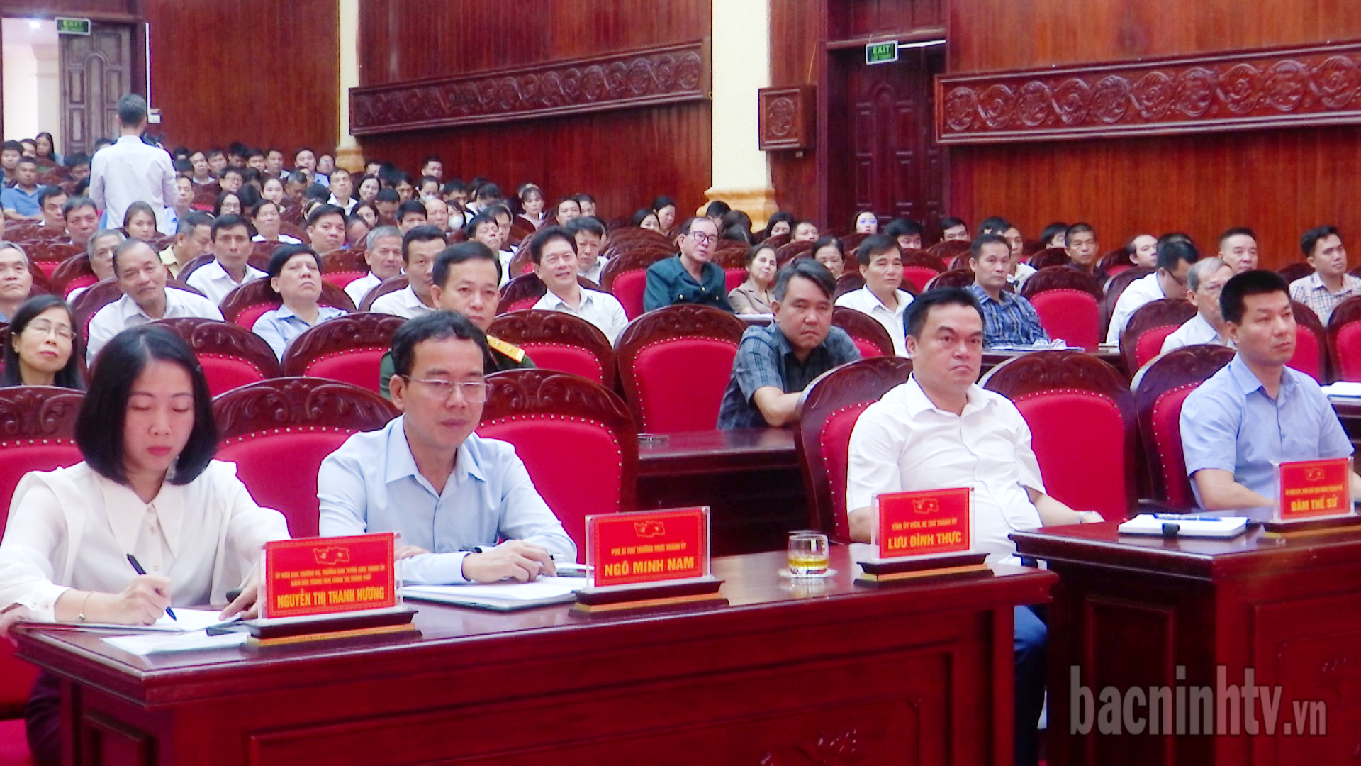TP Từ Sơn thông tin chuyên đề về tình hình phát triển kinh tế -xã hội và công tác giải phóng mặt bằng