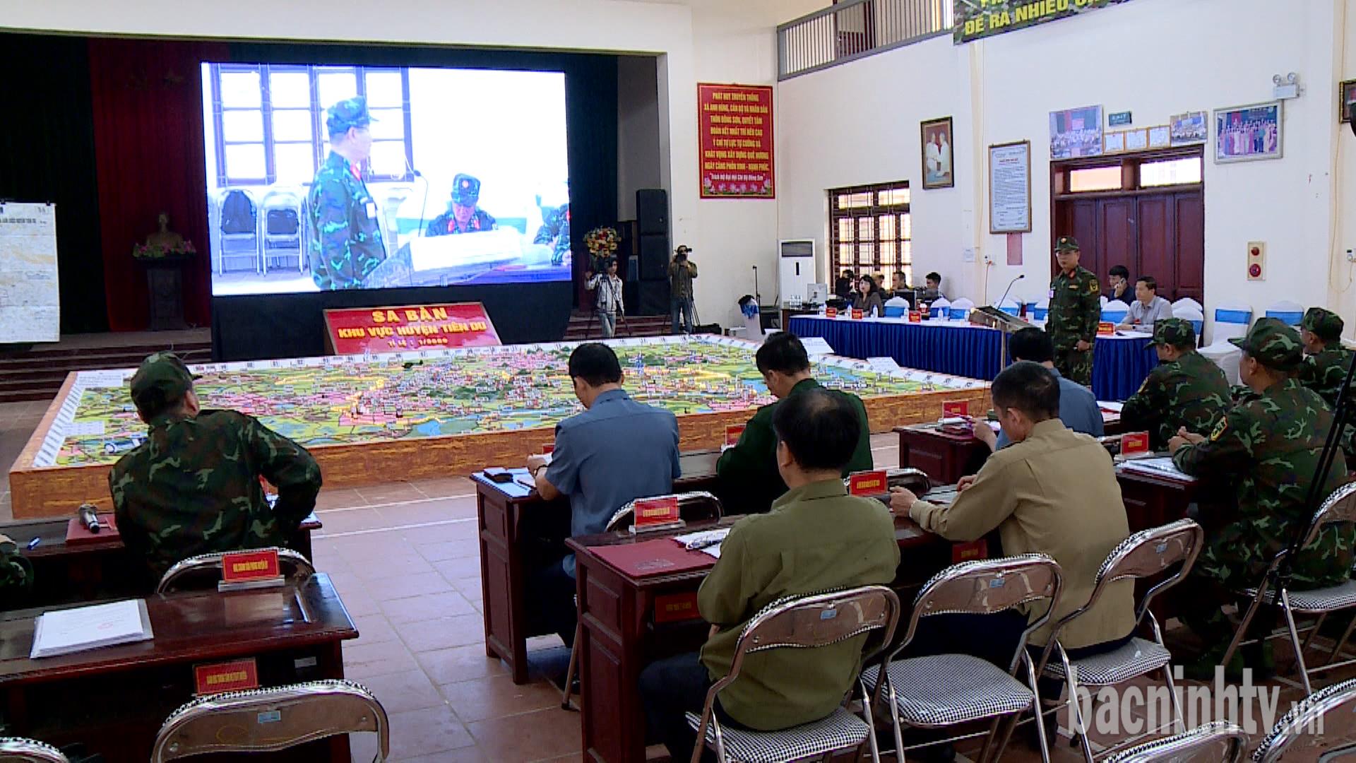 Ngày thứ hai tổng duyệt Diễn tập khu vực phòng thủ huyện Tiên Du năm 2024