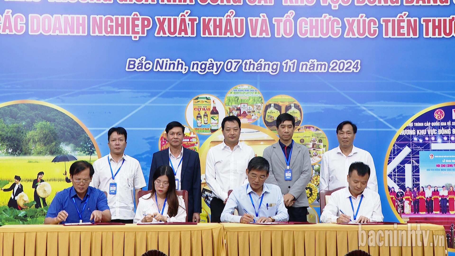 Kết nối giao thương giữa nhà cung cấp vùng Đồng bằng sông Hồng  với các doanh nghiệp xuất khẩu