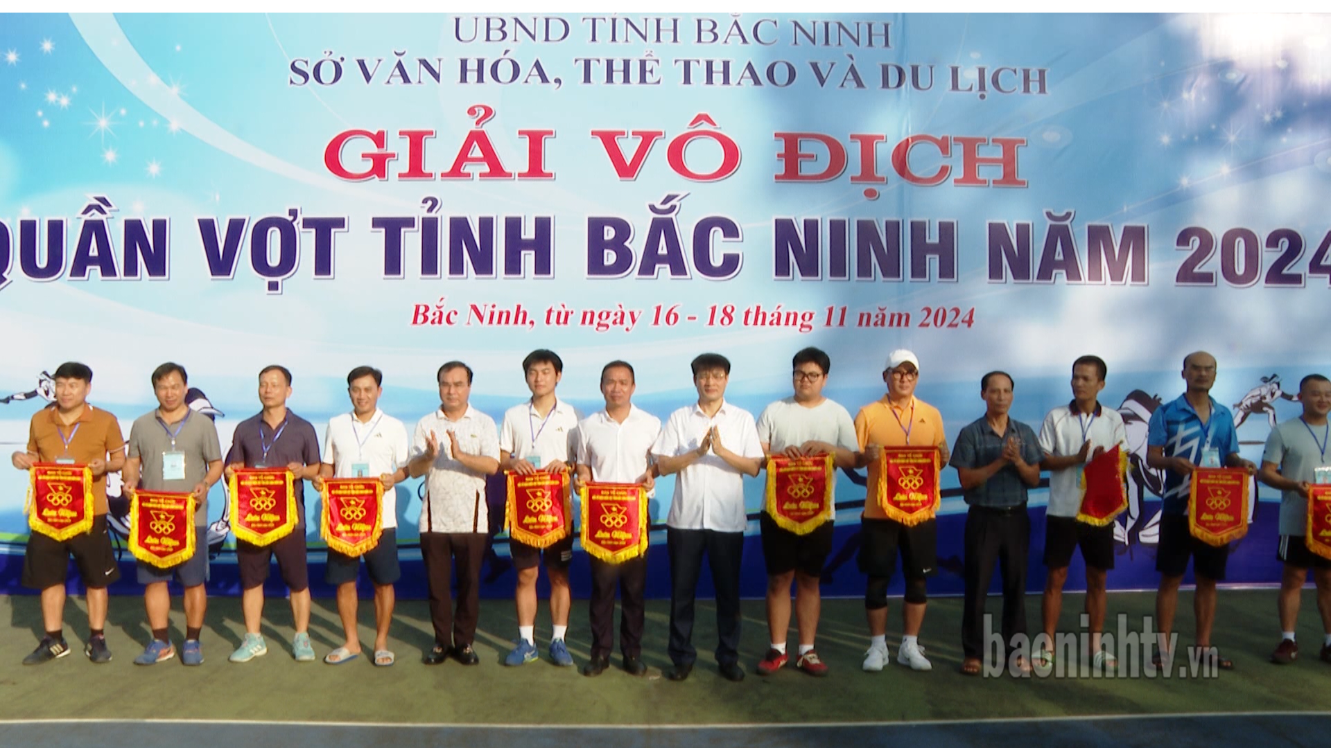 Khai mạc Giải vô địch Quần vợt tỉnh Bắc Ninh năm 2024
