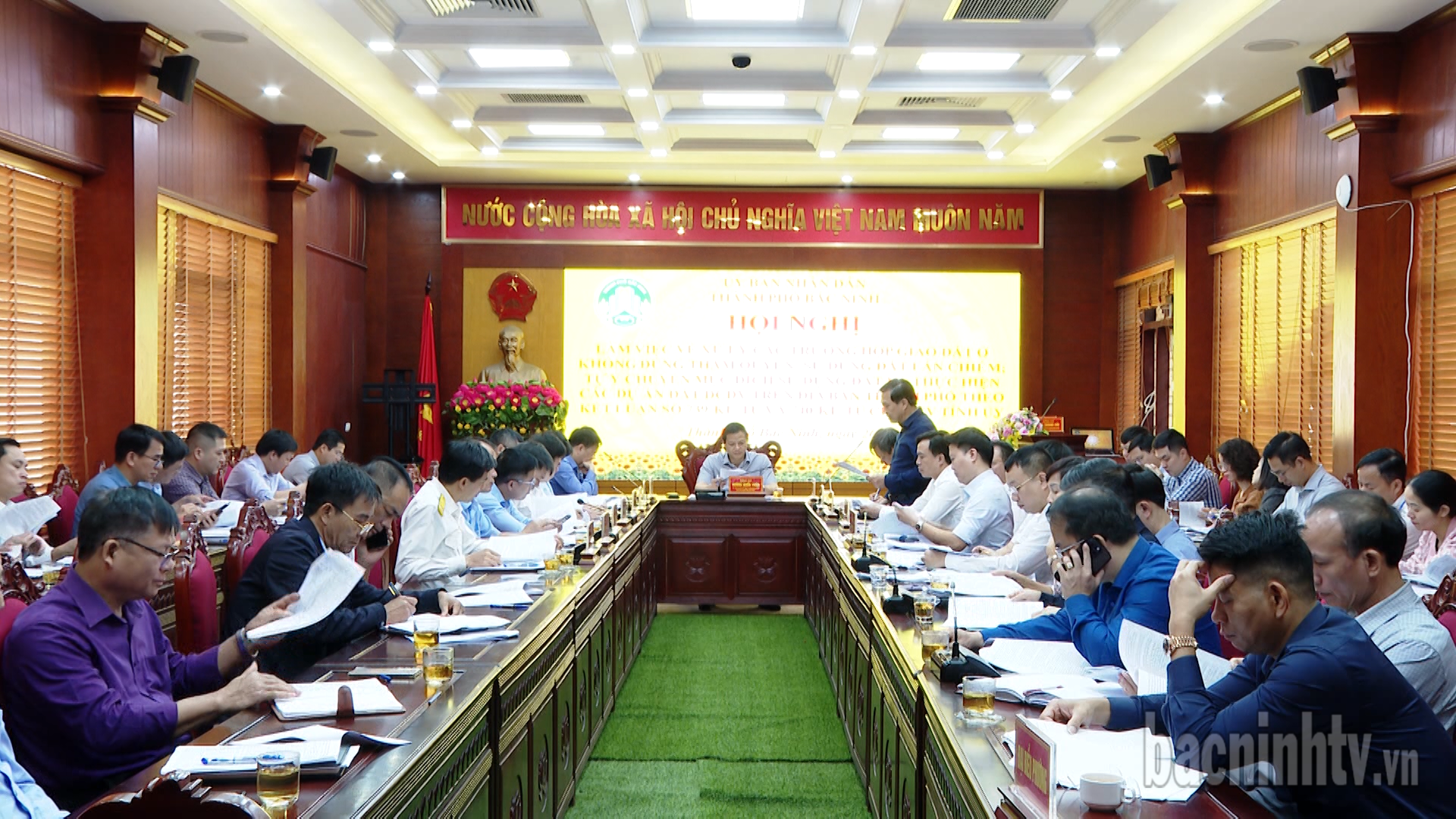 Chủ tịch UBND tỉnh làm việc với TP Bắc Ninh theo Kết luận 739,740 của Ban Thường vụ Tỉnh ủy