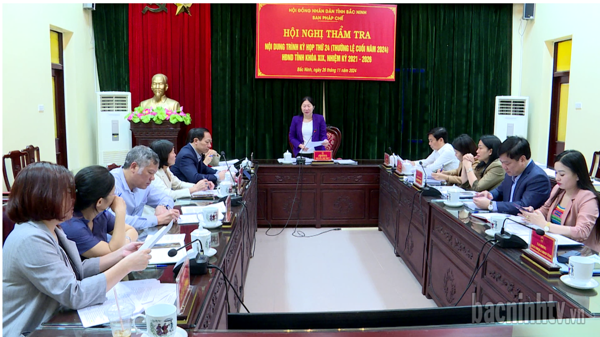 Ban Pháp chế thẩm tra các nội dung trình kỳ họp thường lệ cuối năm 2024