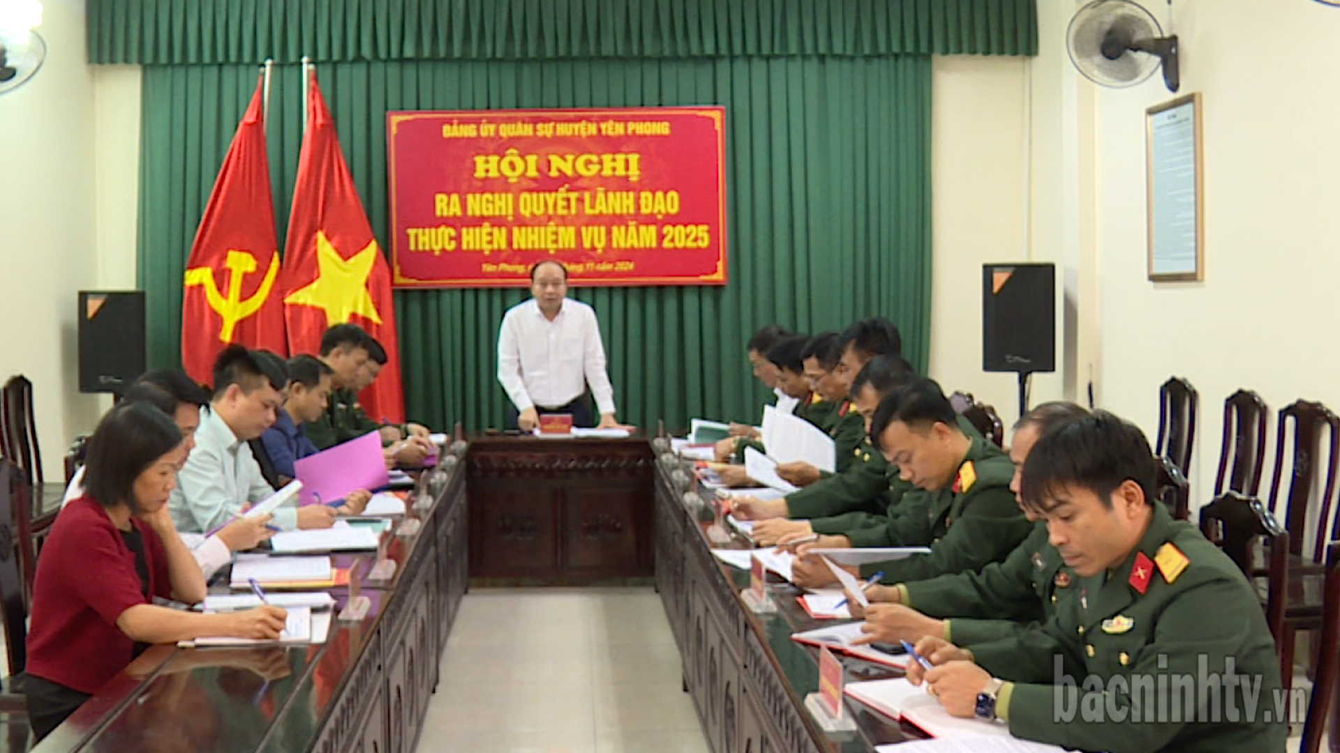 Đảng uỷ Quân sự Yên Phong ra Nghị quyết lãnh đạo thực hiện nhiệm vụ năm 2025