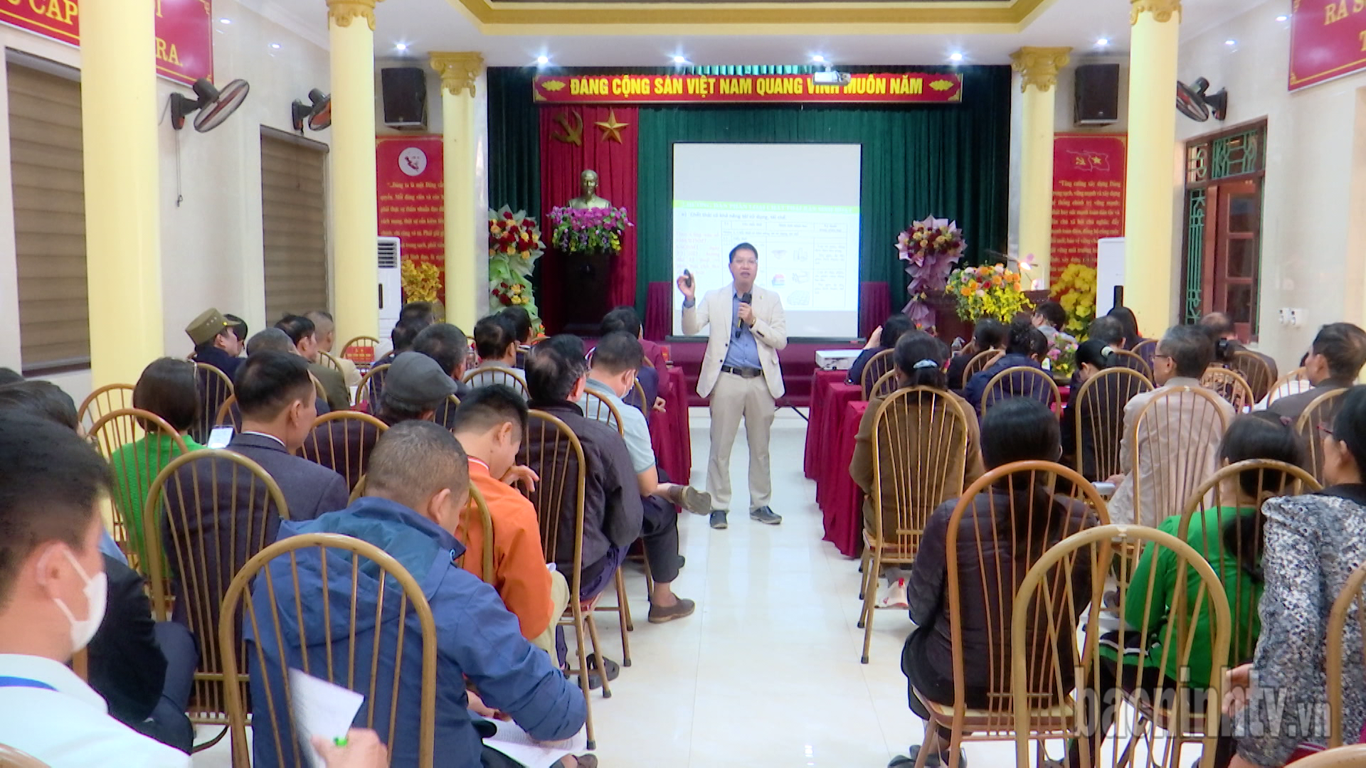 Tập huấn Luật Bảo vệ môi trường và hướng dẫn phân loại chất thải 