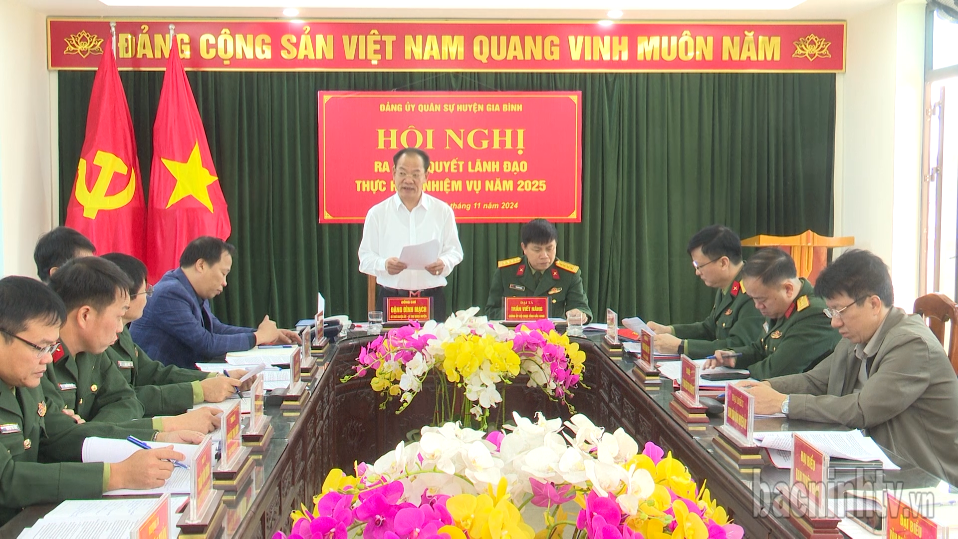 Đảng ủy Quân sự huyện Gia Bình ra Nghị quyết lãnh đạo thực hiện nhiệm vụ năm 2025